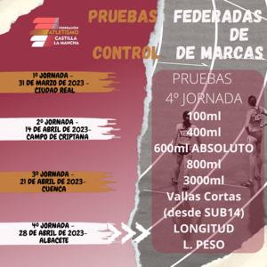  4º PRUEBA FEDERADA DE CONTROL DE MARCAS