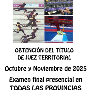 CURSO DE JUECES TERRITORIALES NOVIEMBRE 2025
