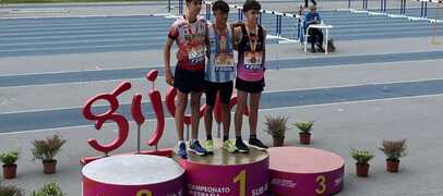 TRES MEDALLAS PARA NUESTROS ATLETAS EN EL  NACIONAL SUB-16 DE PISTA AIRE LIBRE