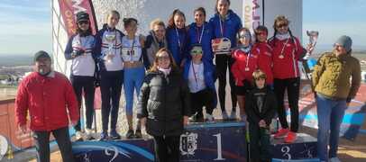 BRAHIM EL OURZADI Y CLARA MACARENA BELL VILLE CAMPEONES REGIONALES DE CAMPO A TRAVÉS