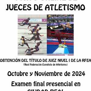 CURSO PARA SER JUEZ DE ATLETISMO 2024